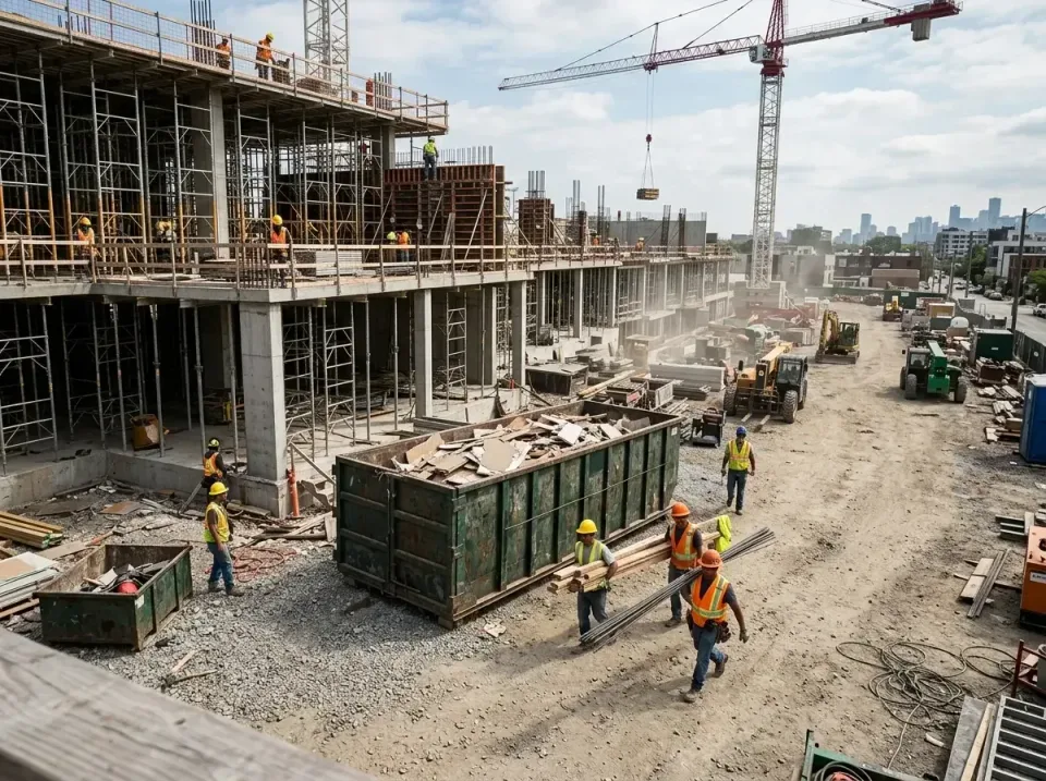 commercial-construction-site-w-002 — frequently asked questions, Low Cost Construction Dumpster Rental in Robbinsdale, MN